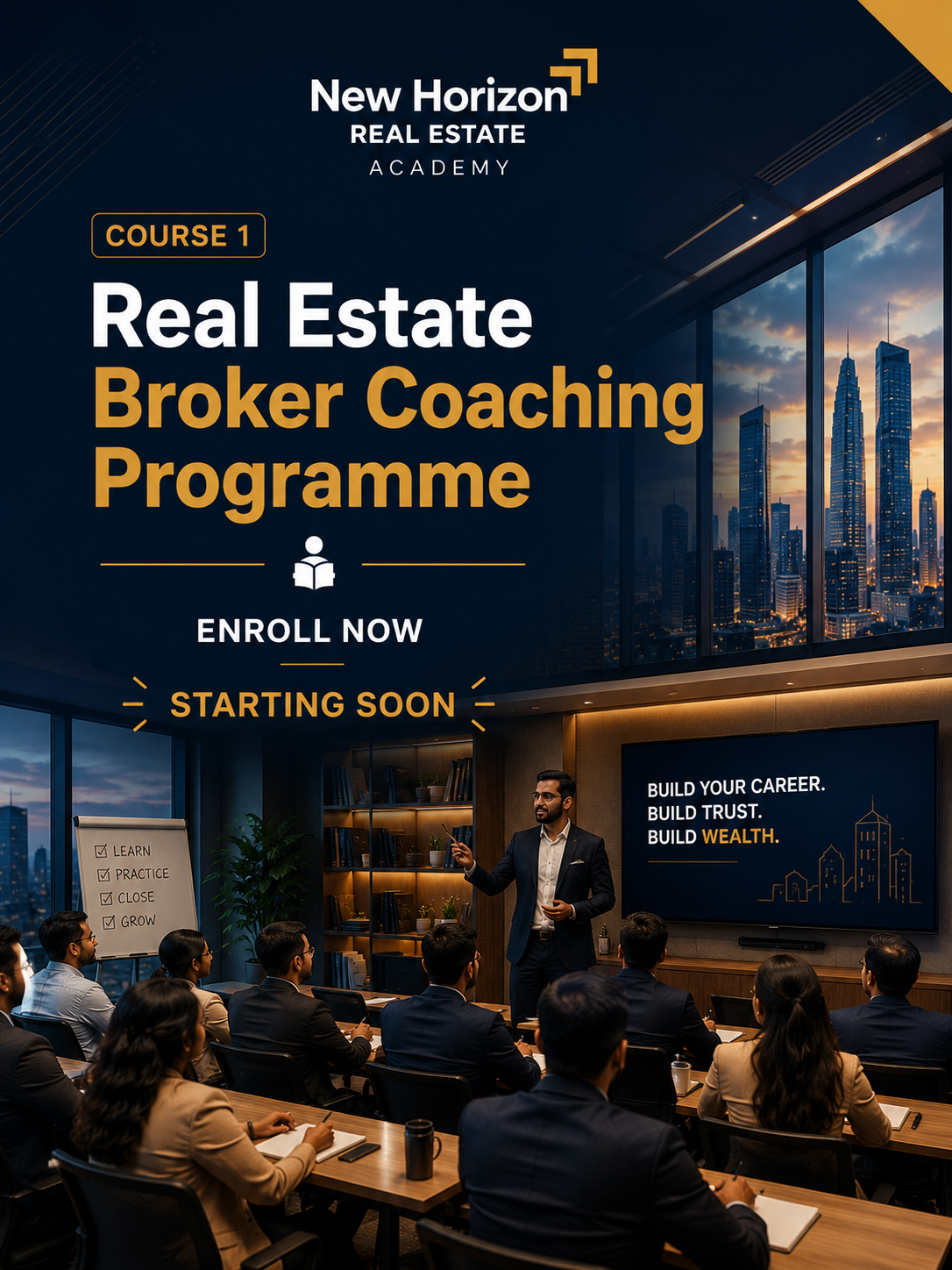 Real Estate Broker Coaching Program full poster